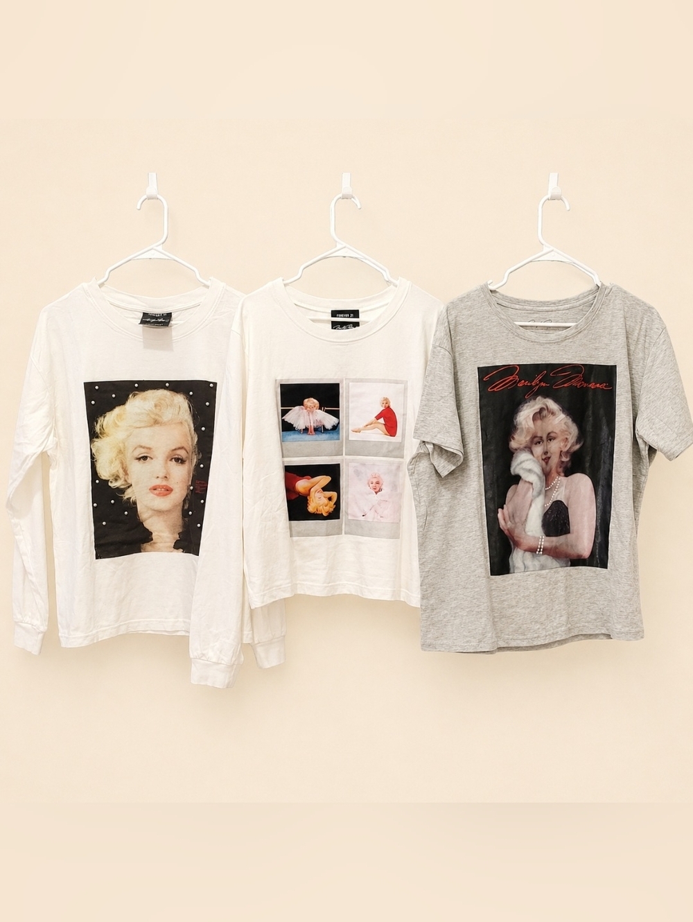 A Bundle Of Three Marilyn Monroe Tops